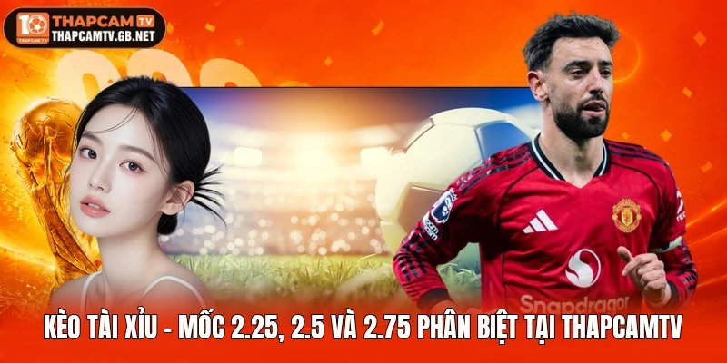 Kèo Tài Xỉu - Mốc 2.25, 2.5 Và 2.75 Phân Biệt Tại Thapcamtv