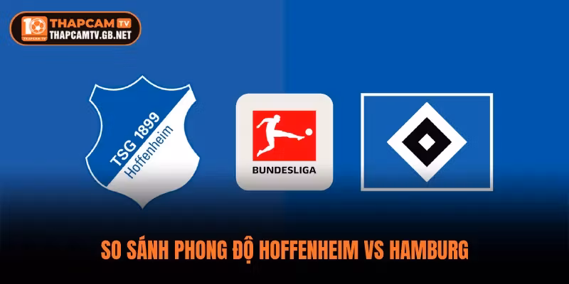 So sánh phong độ Hoffenheim vs Hamburg